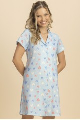 CAMISOLA MANGA CURTA ABERTA