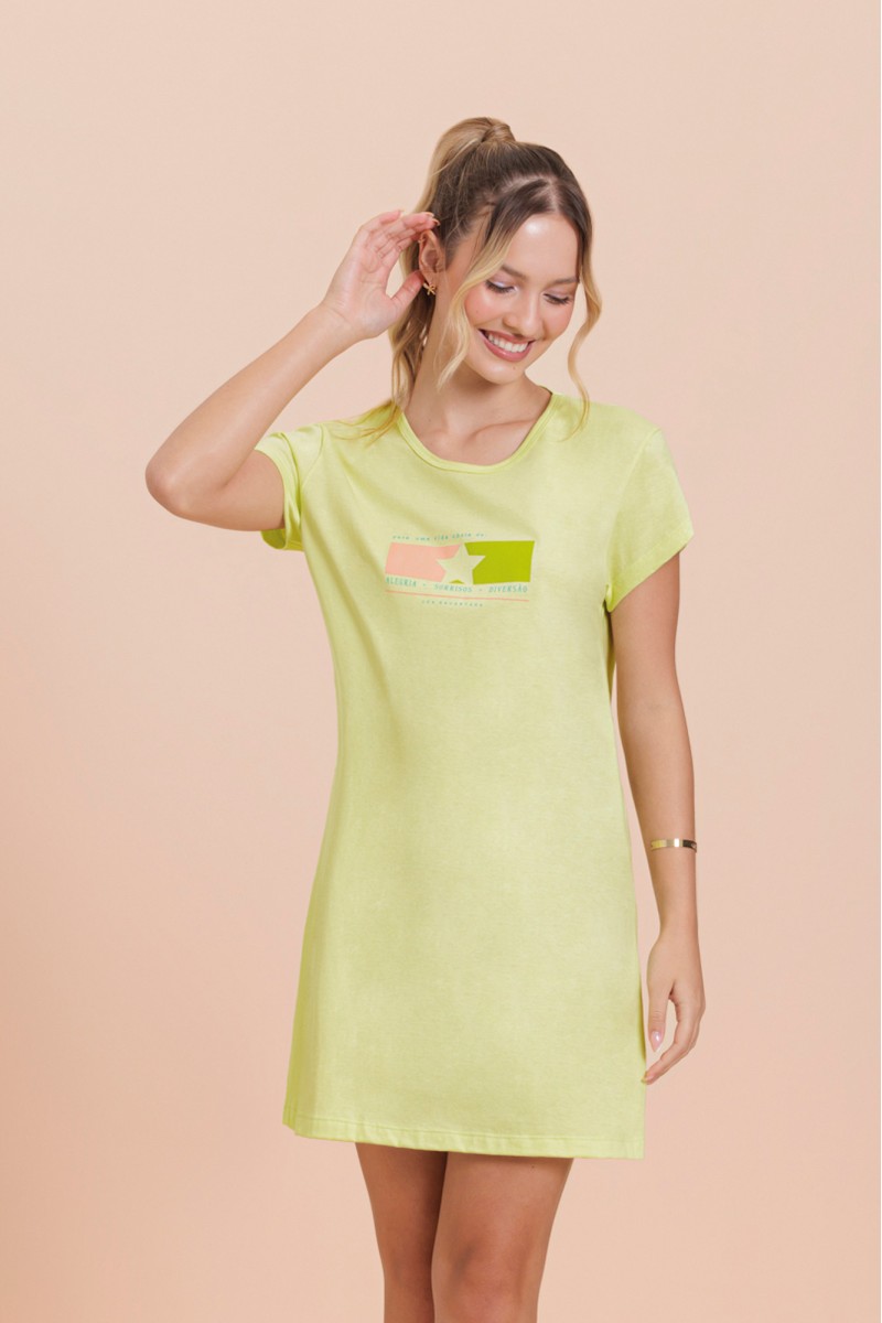 Camisola Manga Curta Saquinho