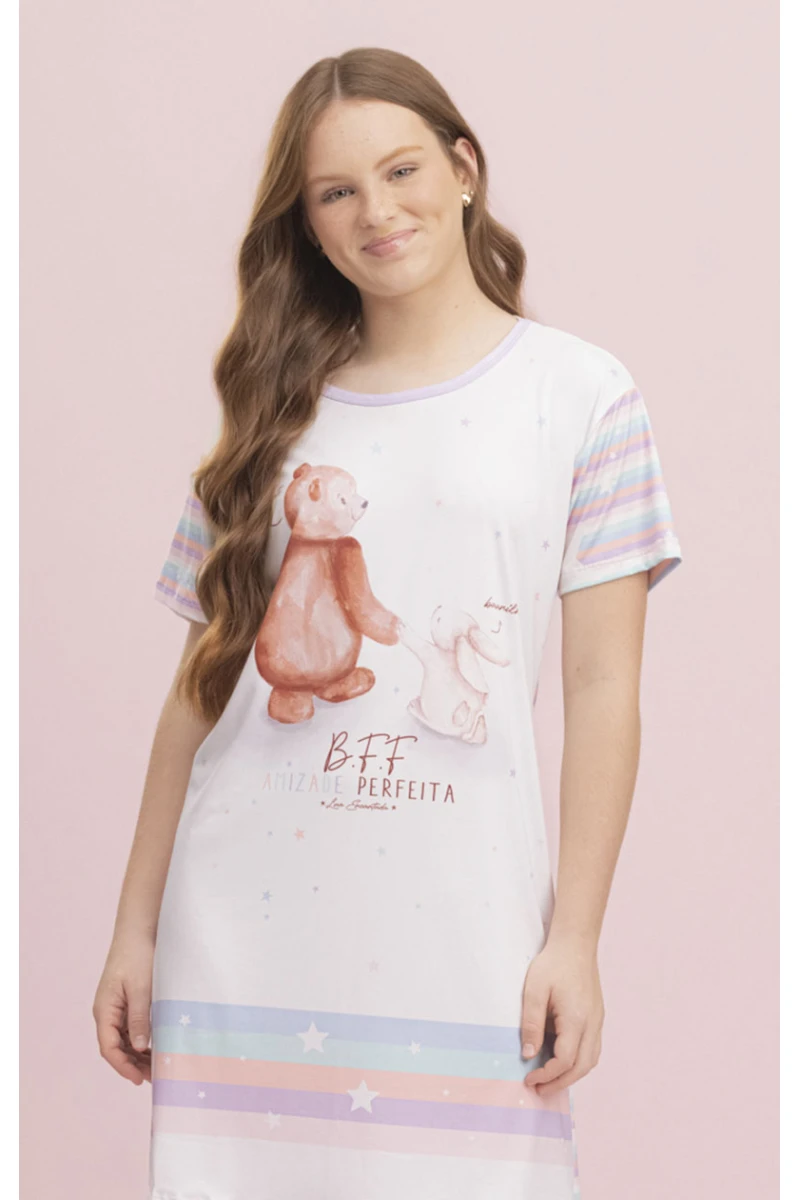 CAMISETÃO COMFY MANGA CURTA