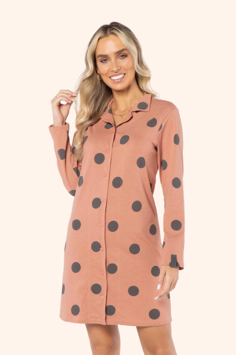 Camisola manga longa aberta