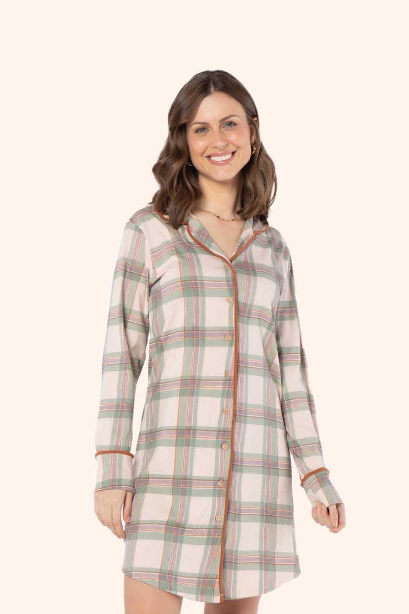 Camisola manga longa aberta
