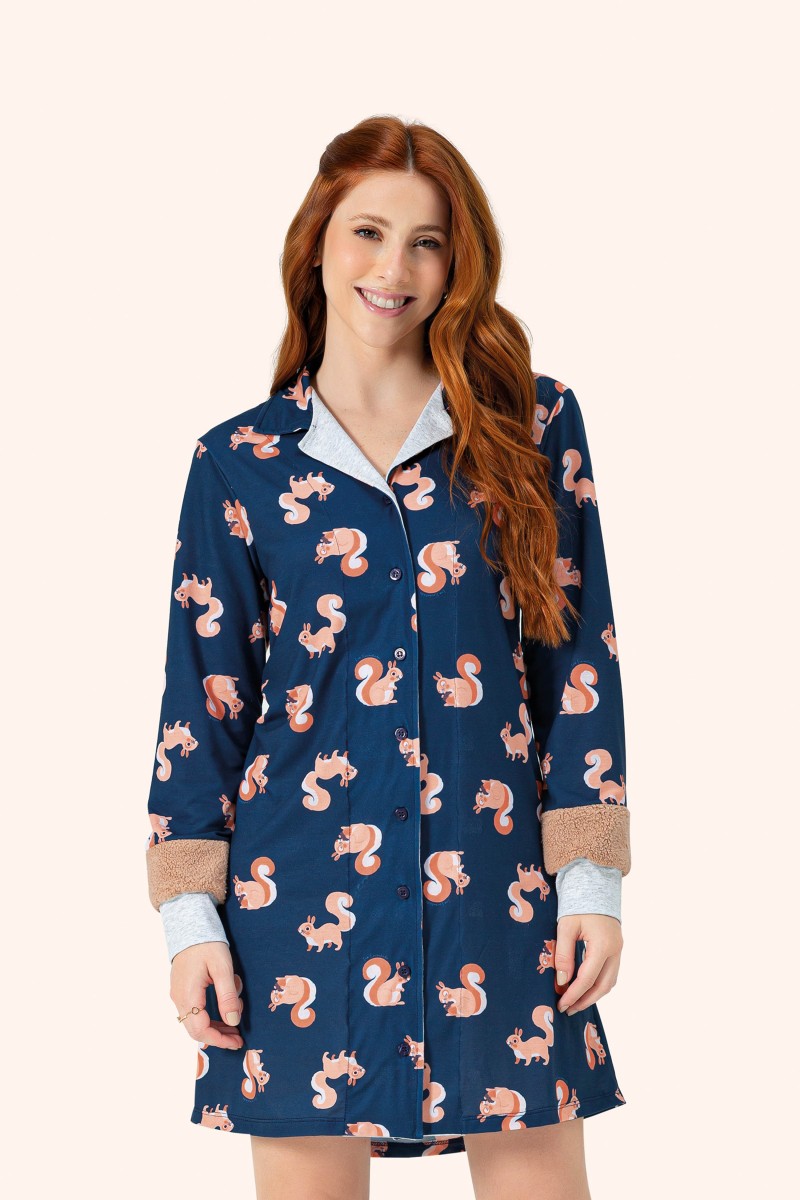 camisola manga curta aberta