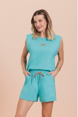 Conjunto Molecotton Feminino Adulto Capri