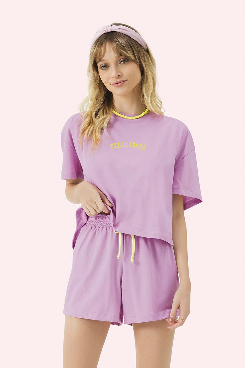Conjunto manga curta