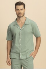 PIJAMA CURTO ABERTO MASCULINO