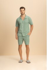 PIJAMA CURTO ABERTO MASCULINO