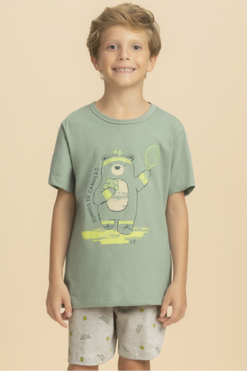 PIJAMA CURTO MASCULINO INFANTIL