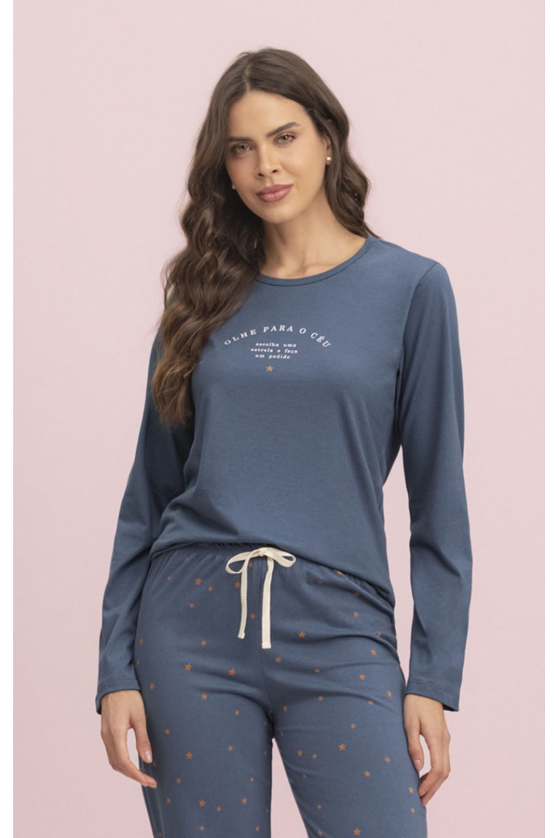 PIJAMA LONGO FEMININO