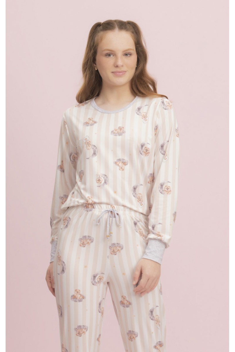 PIJAMA LONGO FEMININO