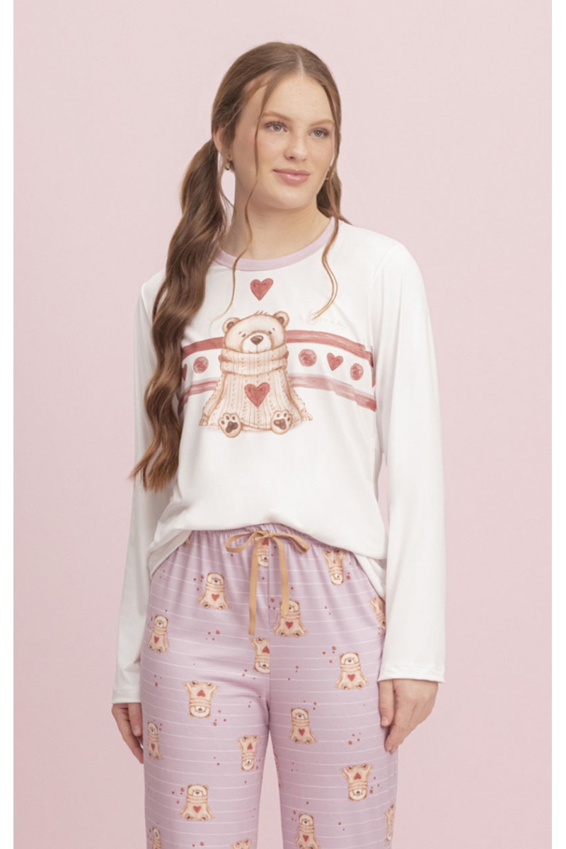 PIJAMA LONGO FEMININO