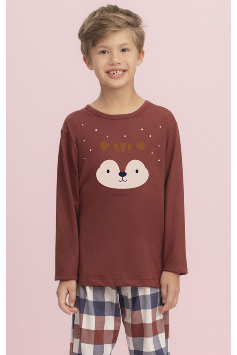 PIJAMA LONGO MASCULINO JUVENIL