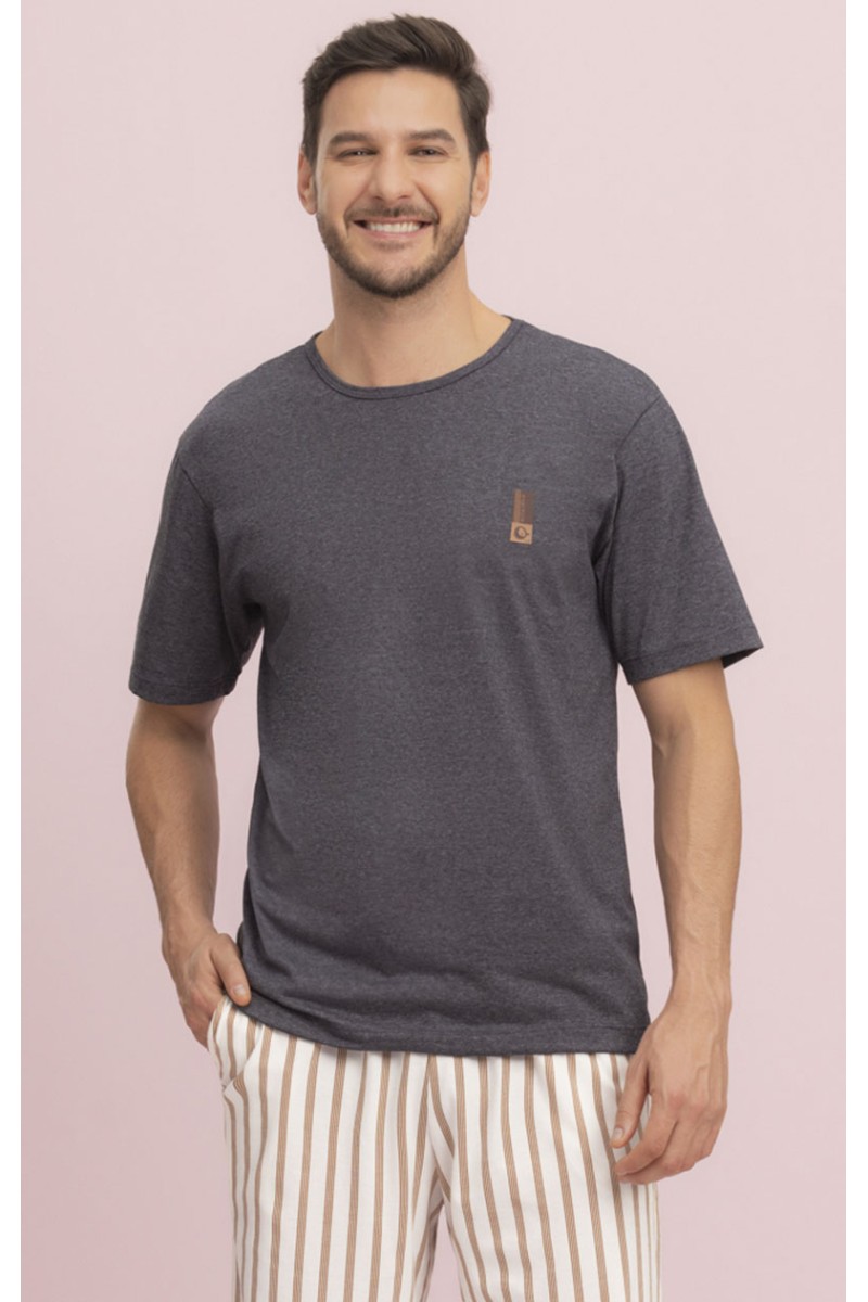 PIJAMA MANGA CURTA MASCULINO