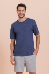 Pijama Curto Masculino Adulto