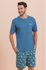 Pijama Curto Masculino Adulto