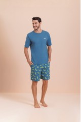 Pijama Curto Masculino Adulto