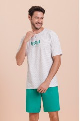 Pijama Curto Masculino Adulto