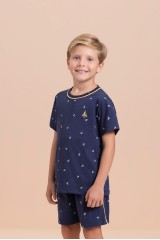 Pijama Curto Masculino Juvenil