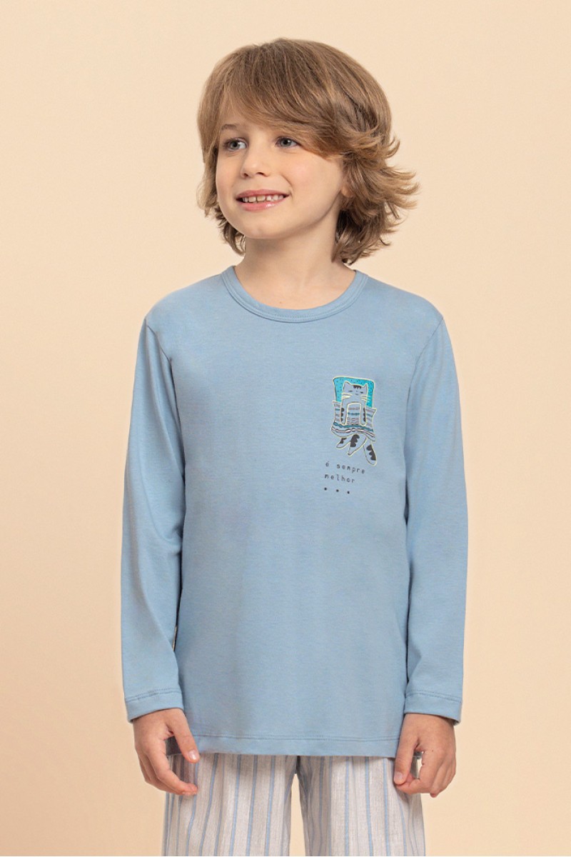 Pijama Longo Masculino Infantil