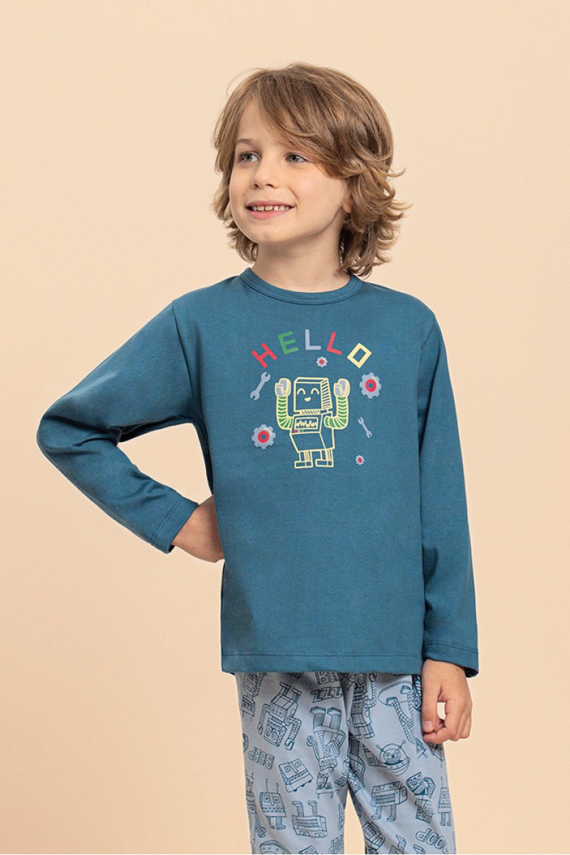 Pijama Longo Masculino Infantil