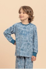 Pijama Longo Moletinho Masculino Infantil