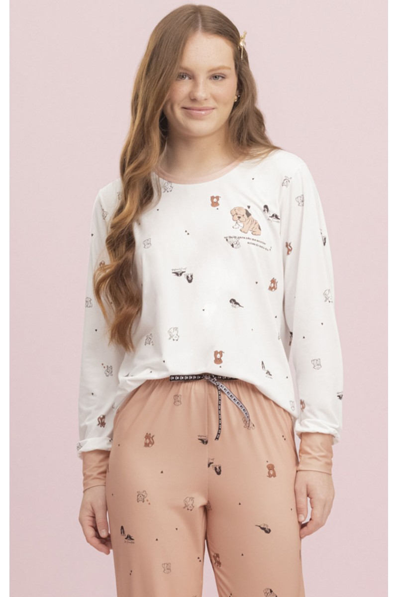 PIJAMA LONGO FEMININO