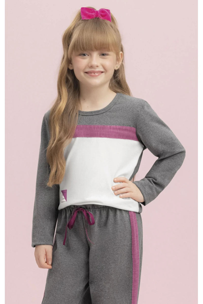 PIJAMA LONGO FEMININO INFANTIL