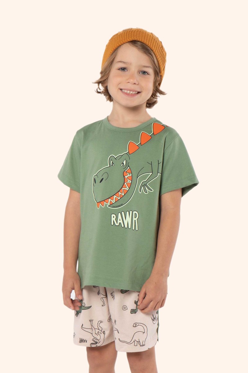 Pijama manga curta infantil
