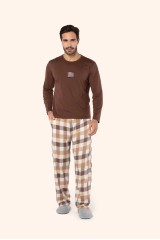 Pijama manga longa