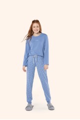 Pijama manga longa