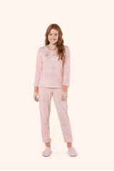 Pijama manga longa