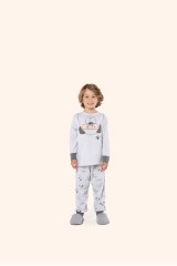 Pijama manga longa infantil