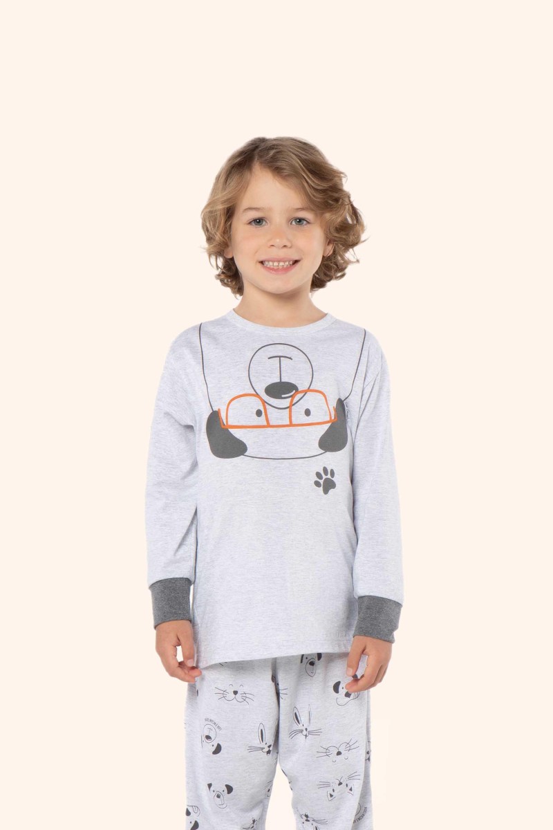 Pijama manga longa infantil