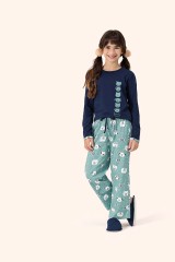 Pijama manga longa juvenil