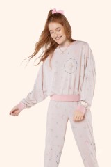 Pijama manga longa