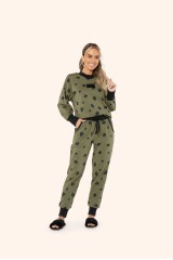 Pijama manga longa