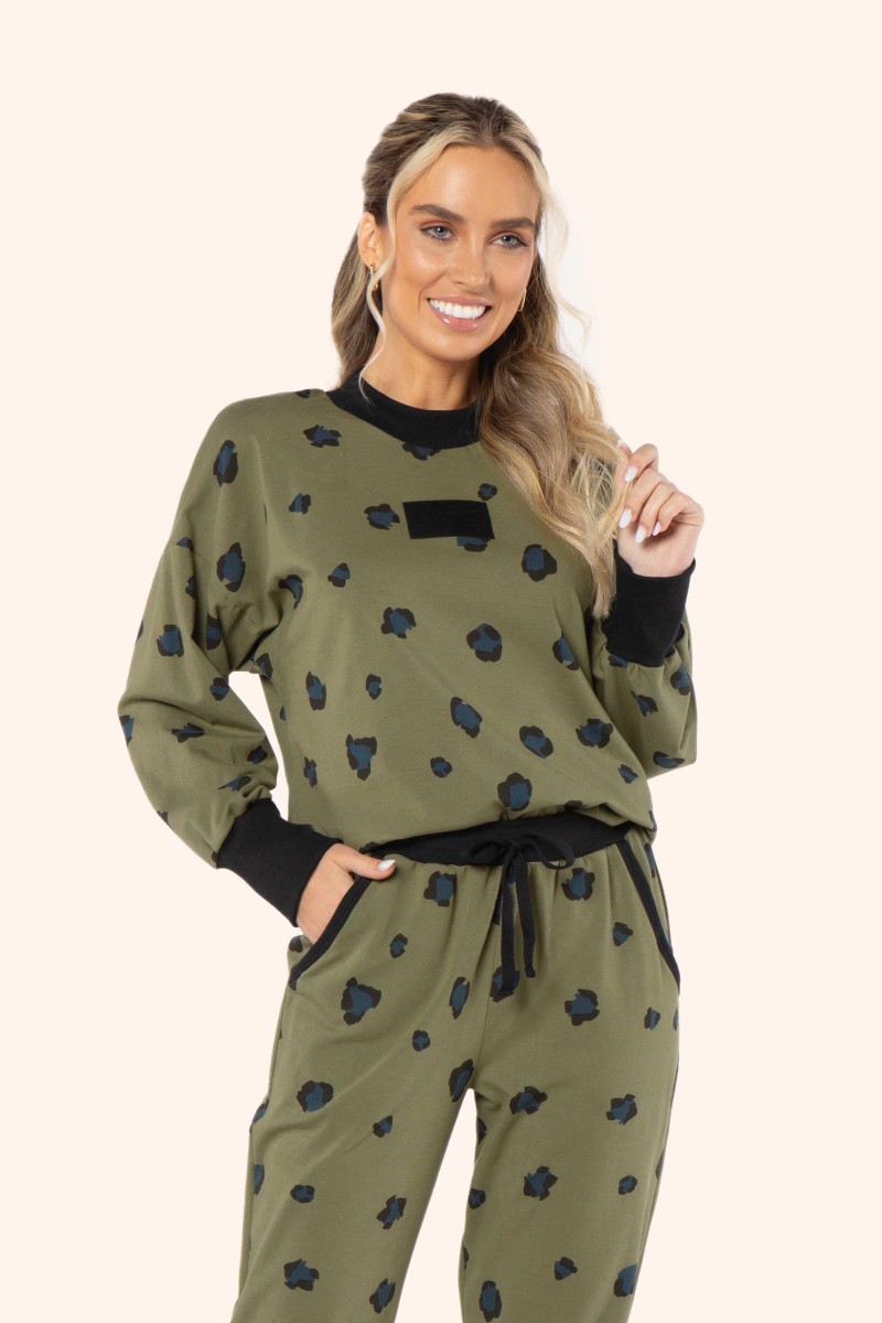Pijama manga longa