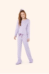 Pijama manga longa