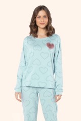 Pijama manga longa