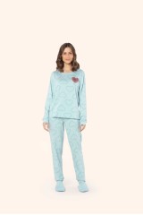 Pijama manga longa