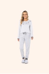 Pijama manga longa