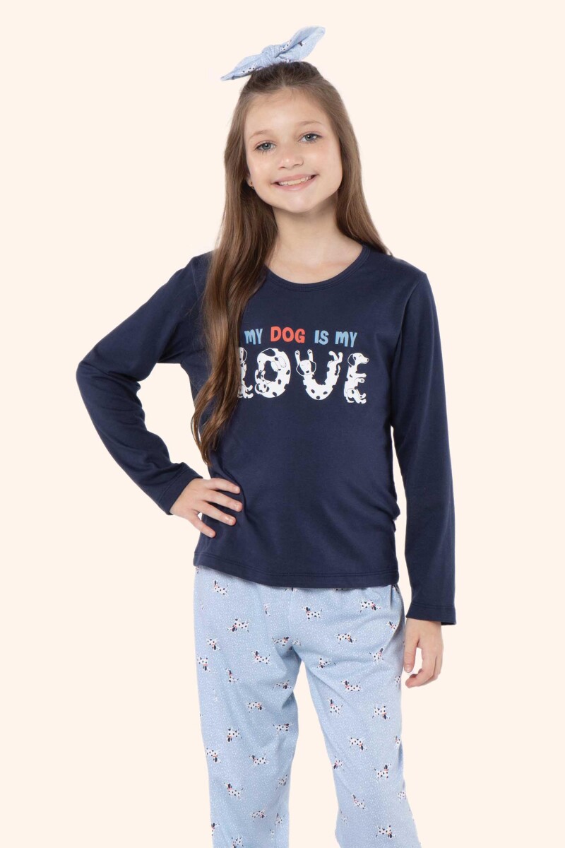 Pijama manga longa infantil