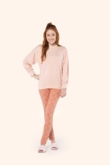 pijama legging manga longa