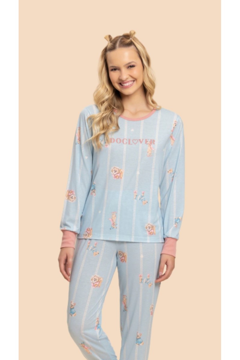 pijama longo feminino