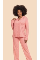 pijama longo feminino moletinho