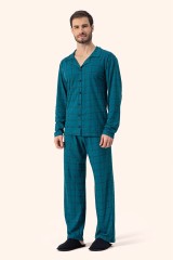 pijama manga longa aberto