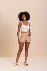 Short Doll Cropped Alça Adulto