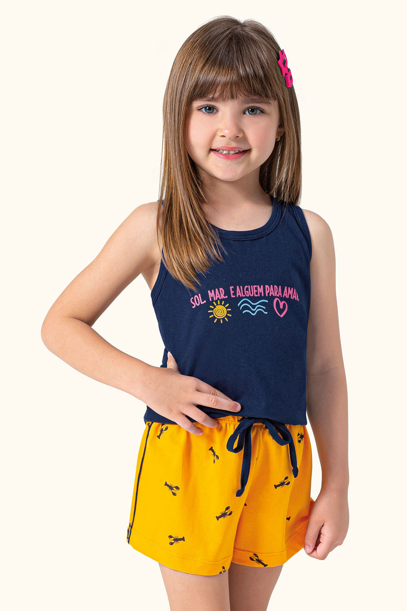 Short doll regata juvenil