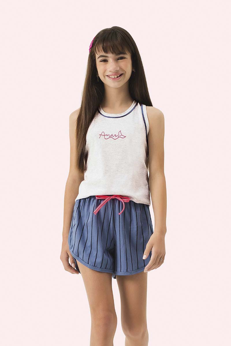 short doll regata infantil