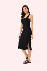 Vestido regata midi
